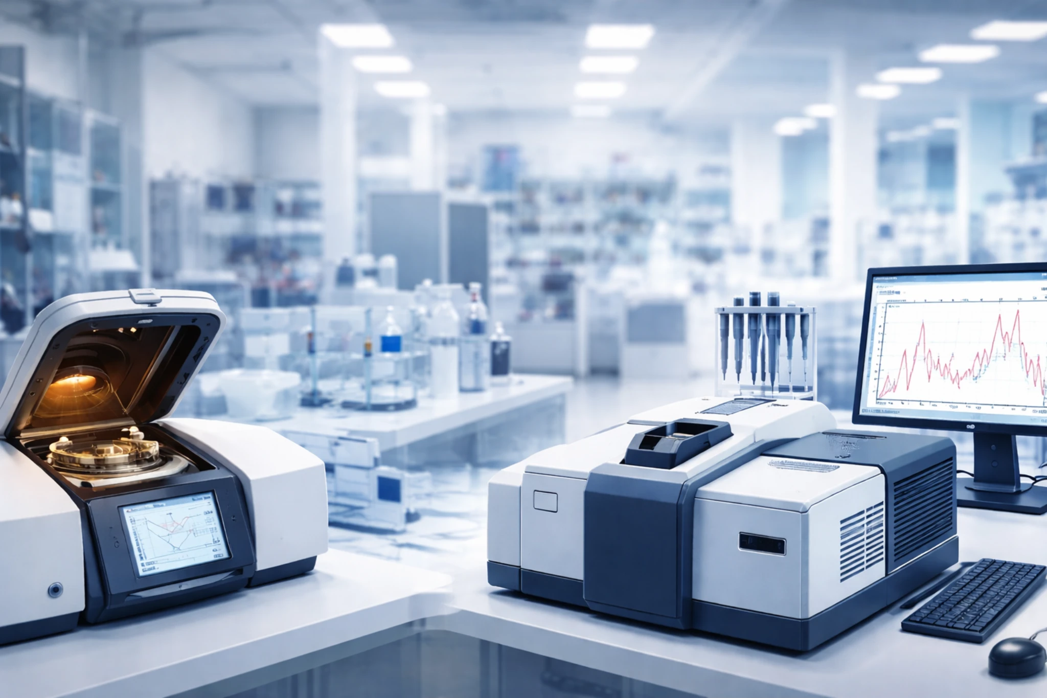 Manutenção de equipamentos laboratoriais e analíticos
